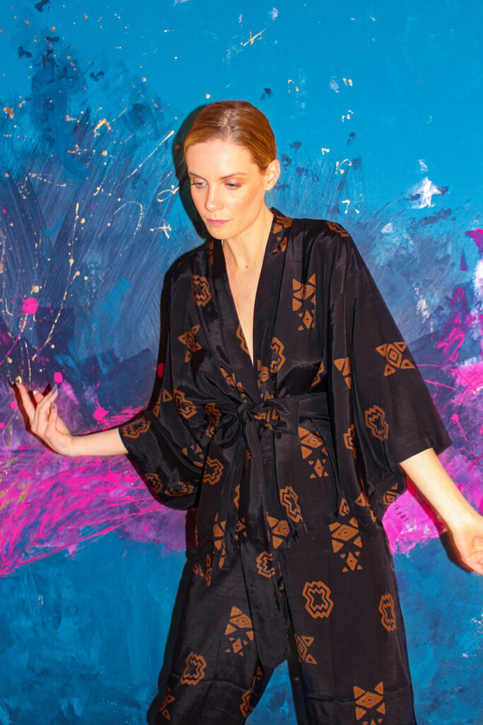 Tulum High Pants Kimono Set